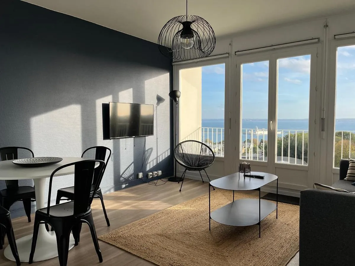 Apartment Nouveau! Appartement Vue Mer 180° Et Place Parking Brest