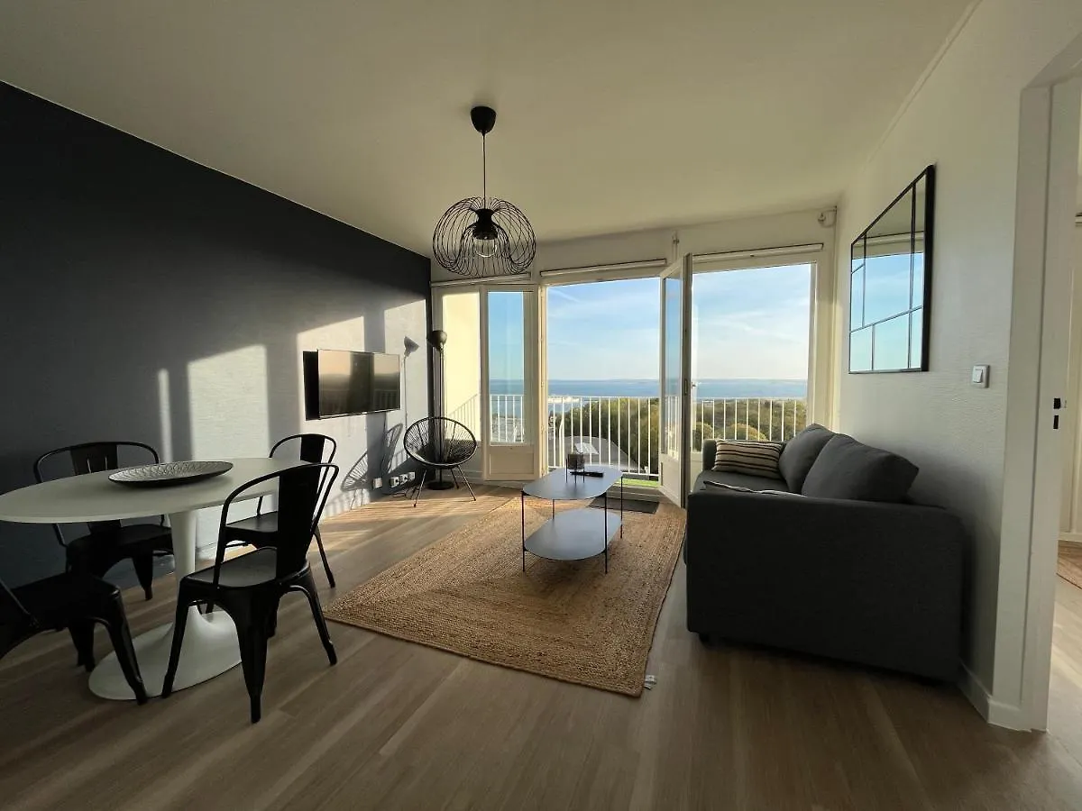 Nouveau! Appartement Vue Mer 180° Et Place Parking Brest 0*,